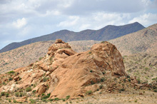 Granitformationen auf Tsaobis
