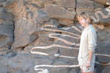 Nicole Grünert, Geologin aus Namibia